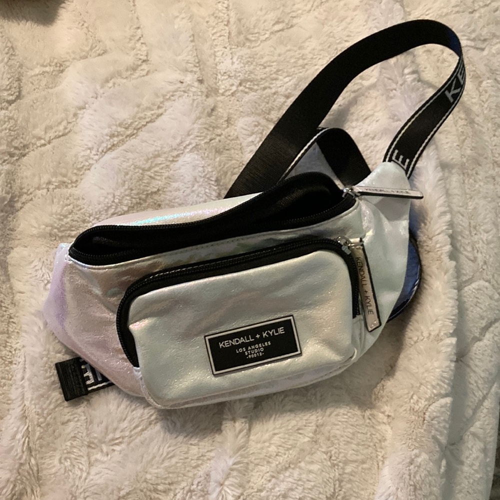Kendall and Kylie iridescent Fanny Pack